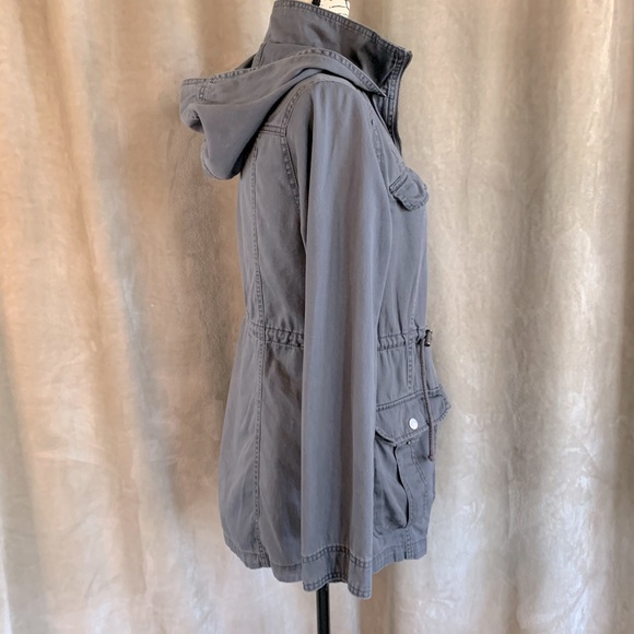 Grey Utility Jacket with Hood Zipper MOSSIMO - Picture 12 of 16